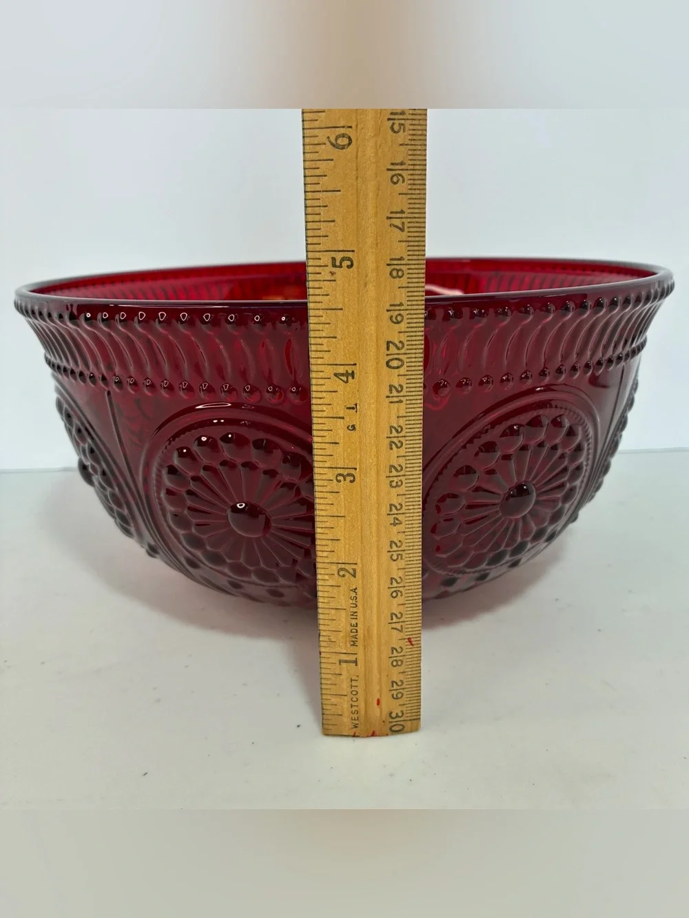 Pioneer Woman Glass Lg Serving Bowl Adeline 9